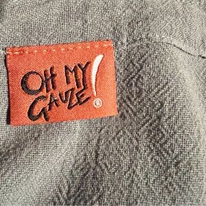 British “Off My Gauze” Topper light green woman large